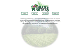 Tablet Screenshot of grassmastersinc.com